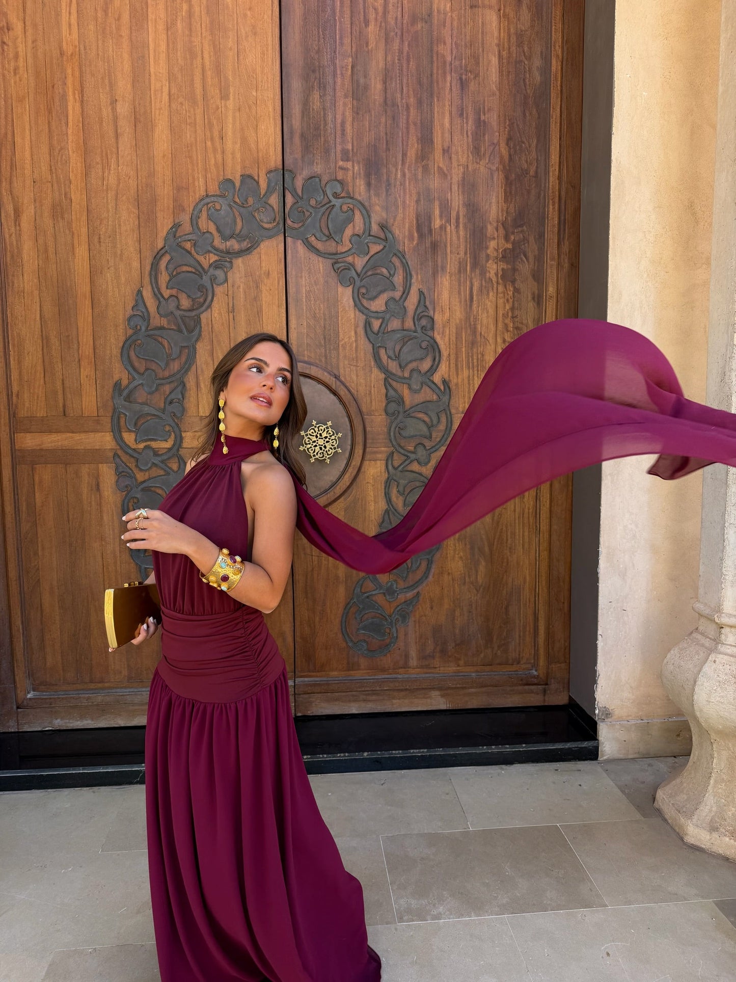 Robe Paloma Bordeaux