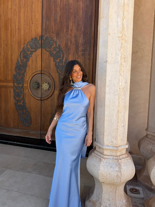 Robe Safira Bleu Ciel