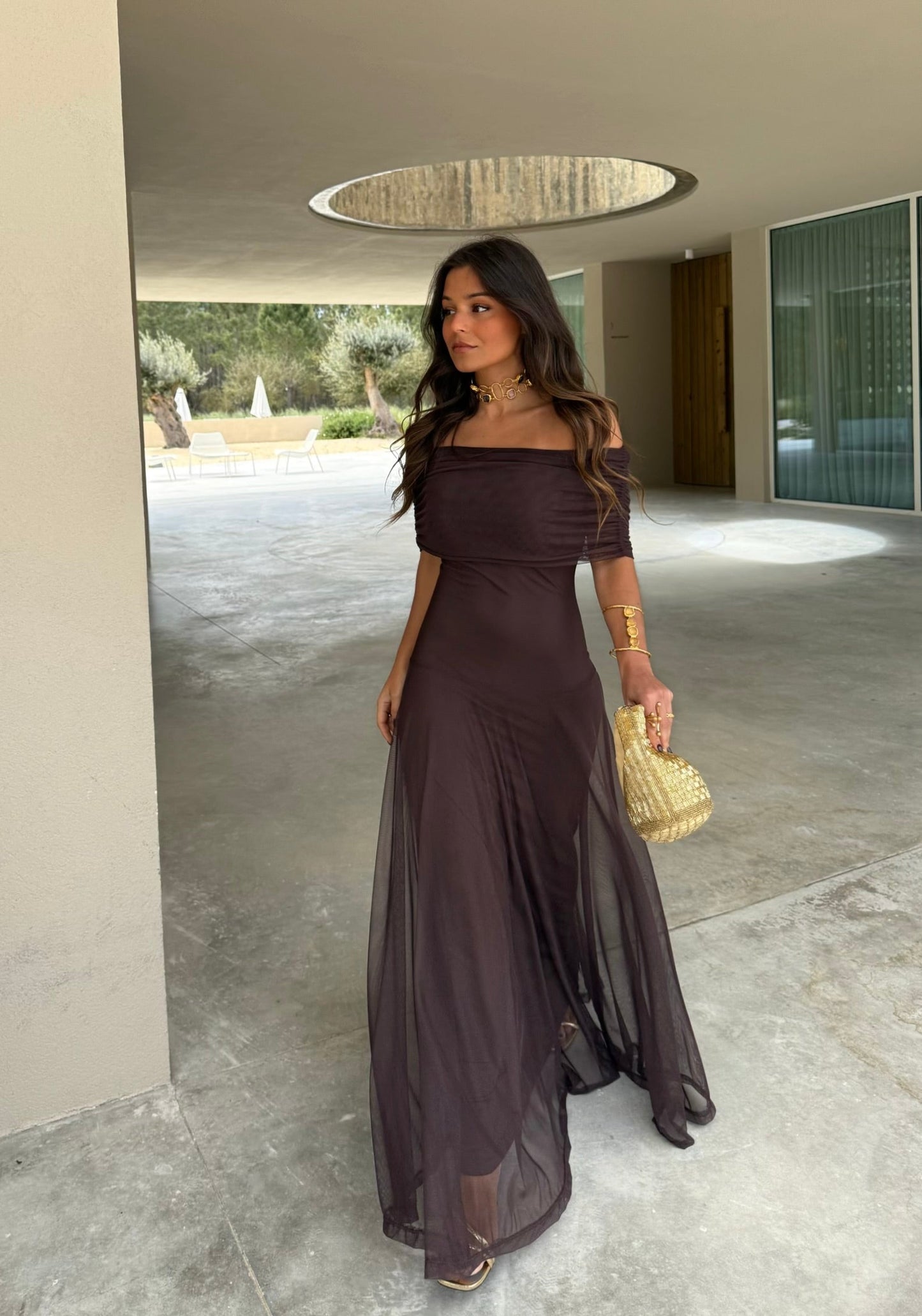 Robe Toledo marron