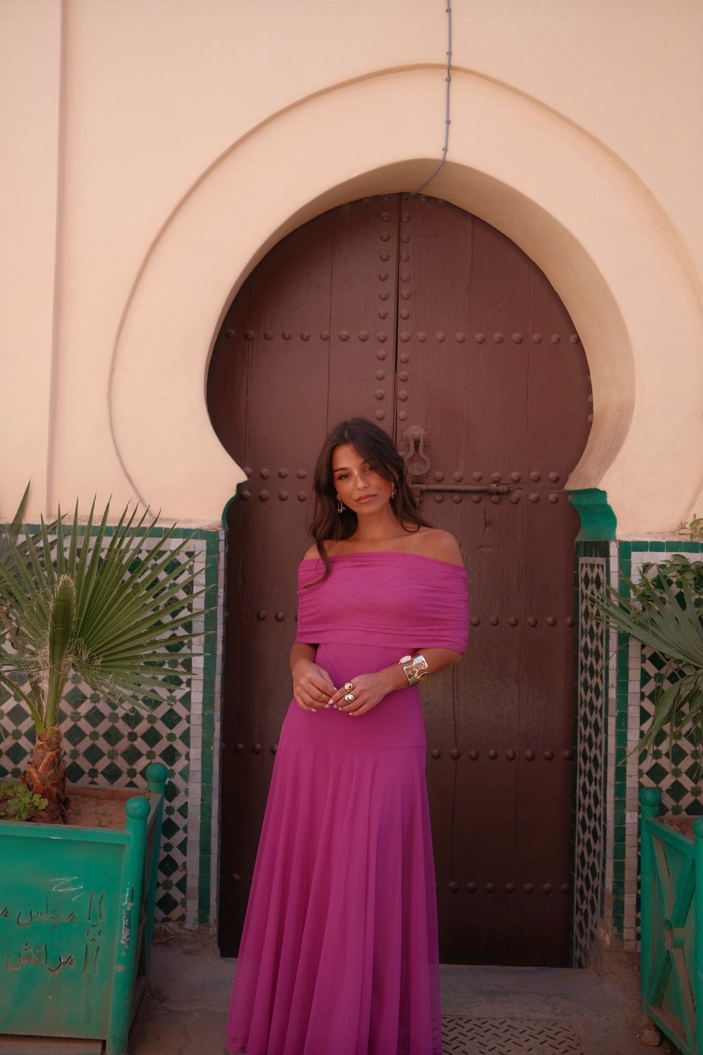 Robe Toledo en Fuchsia