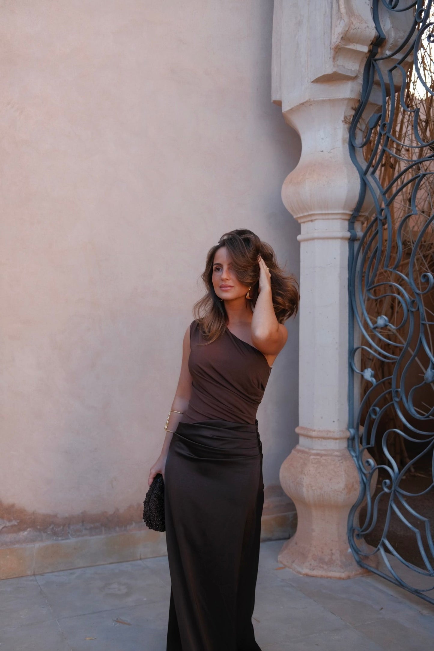 Robe Amira Marron