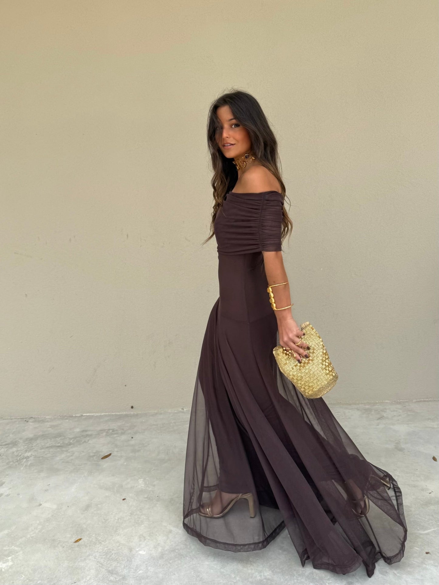 Robe Toledo marron
