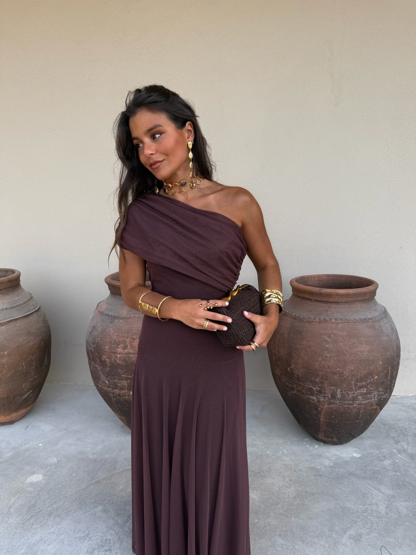 Robe Toledo marron