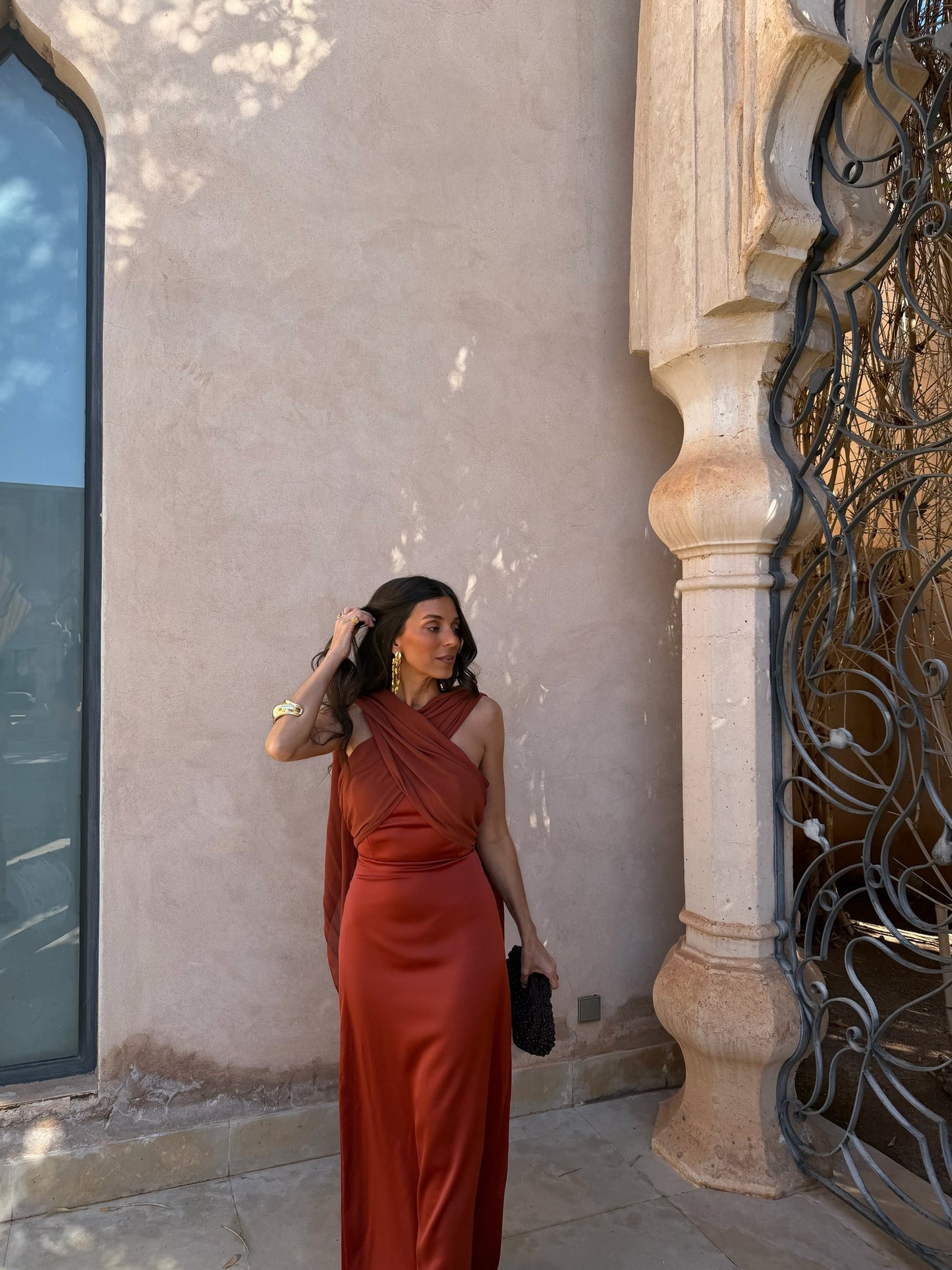 Robe Triana Couleur Terre Cuite