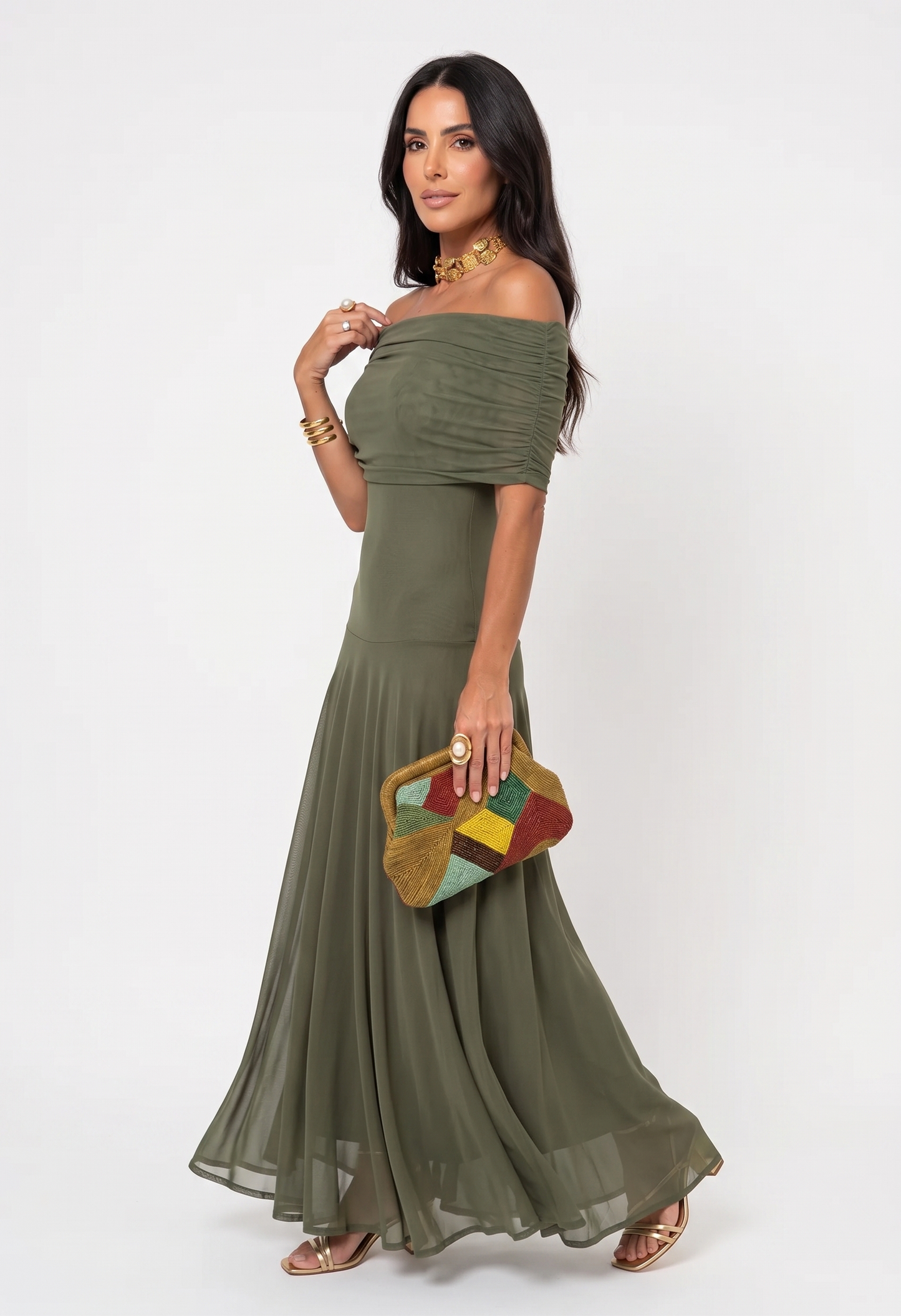 Carla | Robe Maxi Élégante et Simple