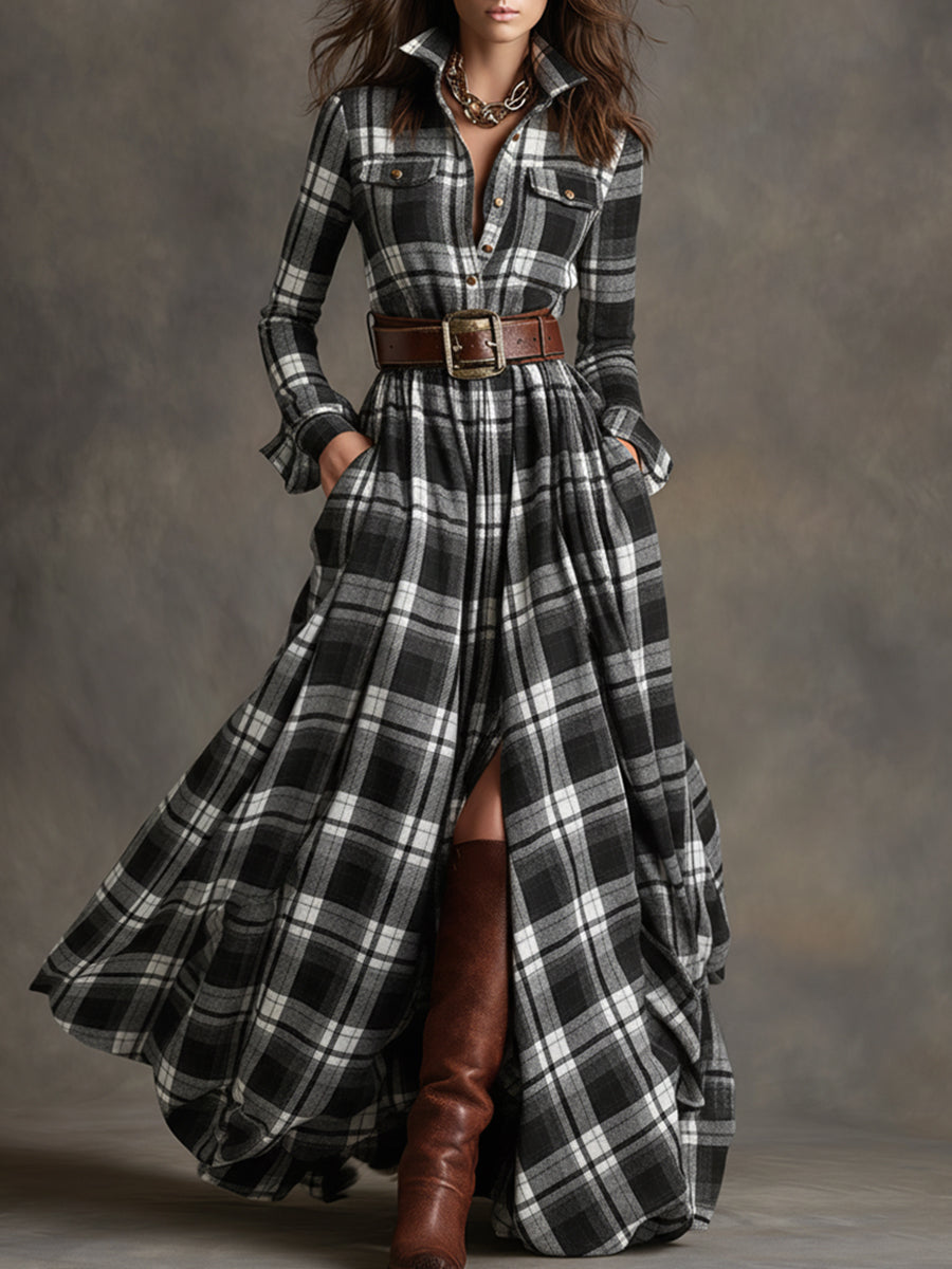 Scarlett | Robe Chemise avec Ceinture