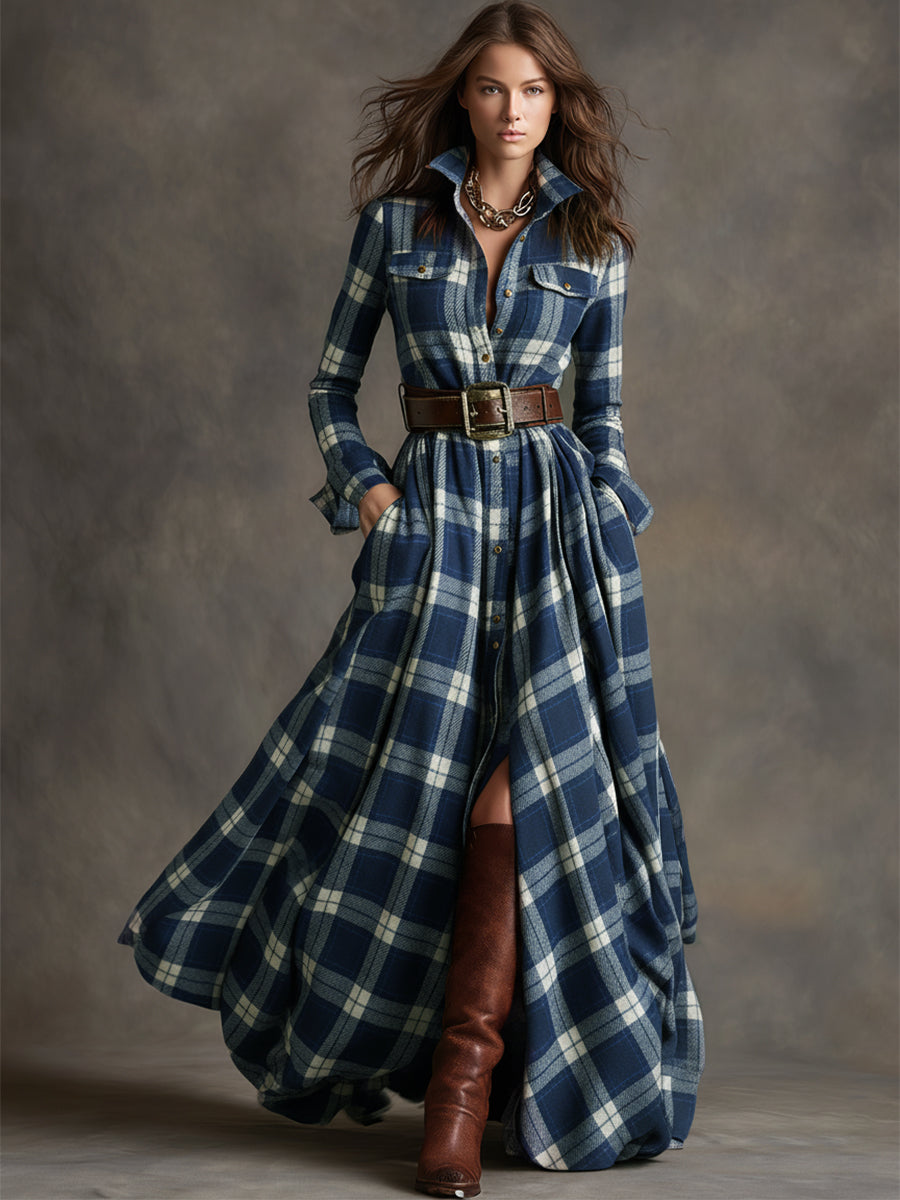 Scarlett | Robe Chemise avec Ceinture