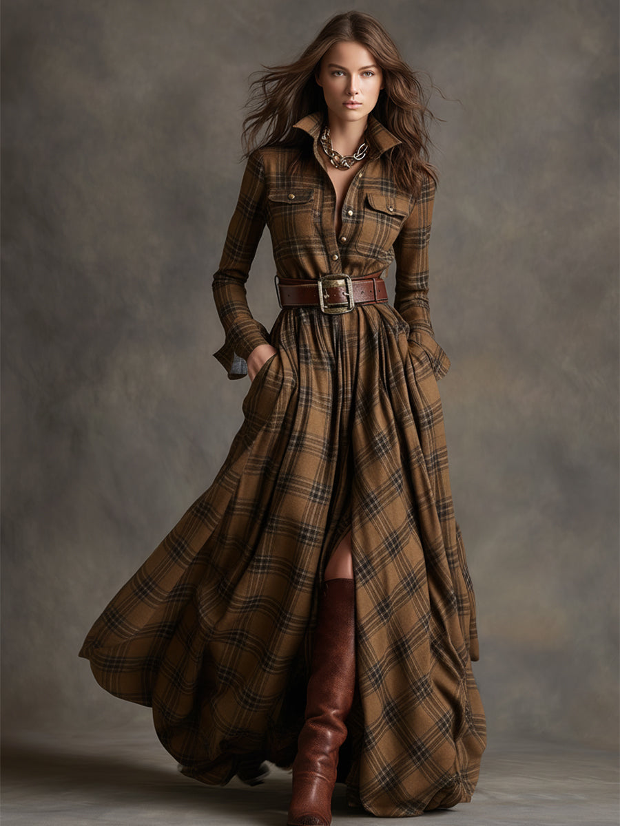 Scarlett | Robe Chemise avec Ceinture