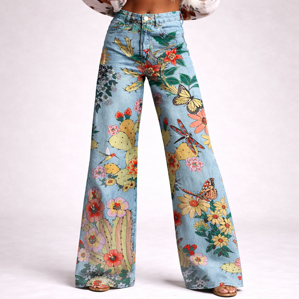 PANTALONS À COUPE LARGE