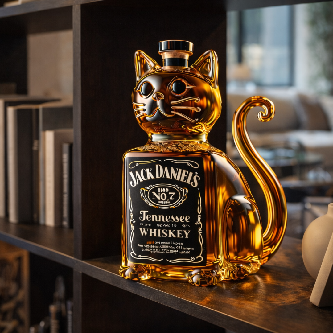 Carafe à whisky | Édition Chat