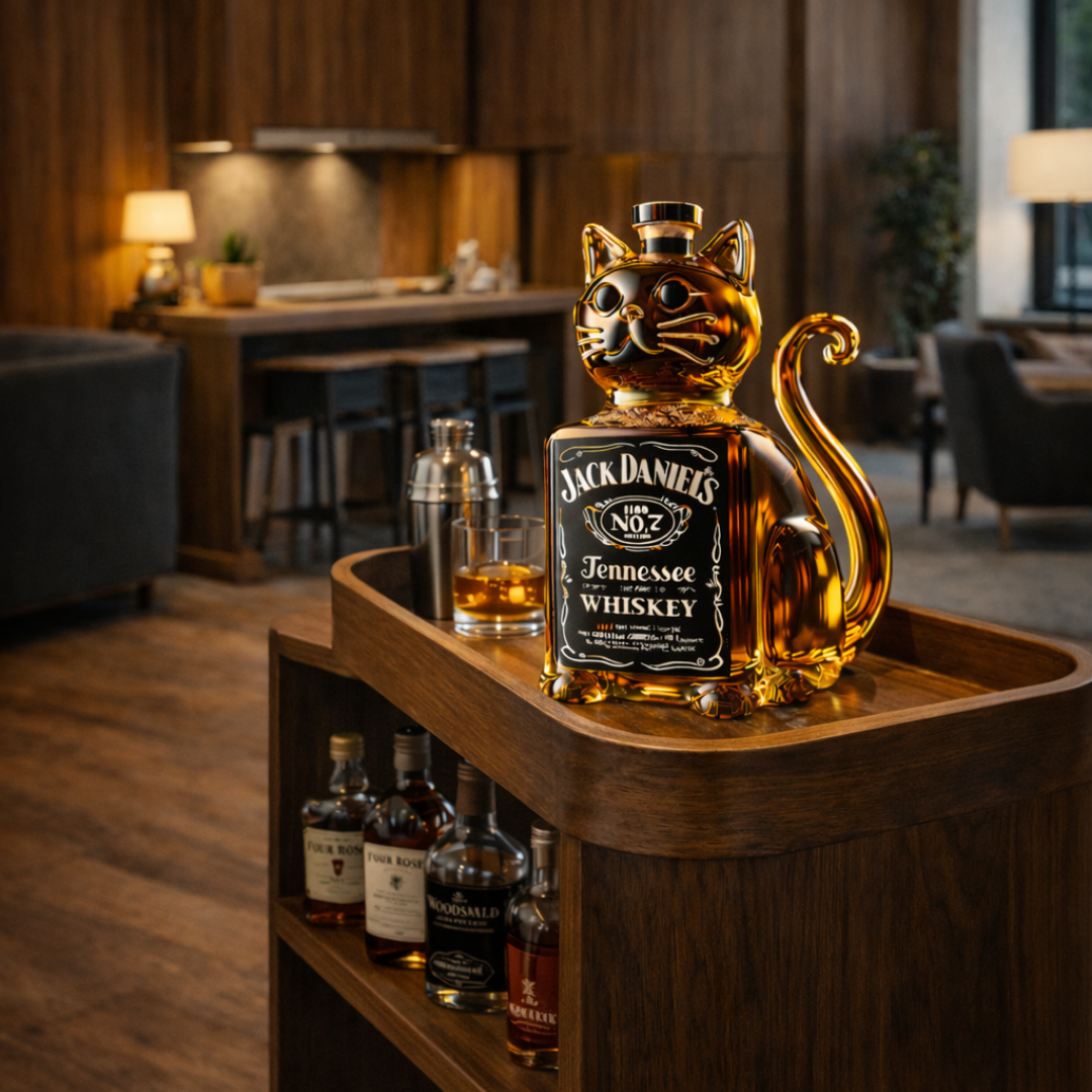 Carafe à whisky | Édition Chat