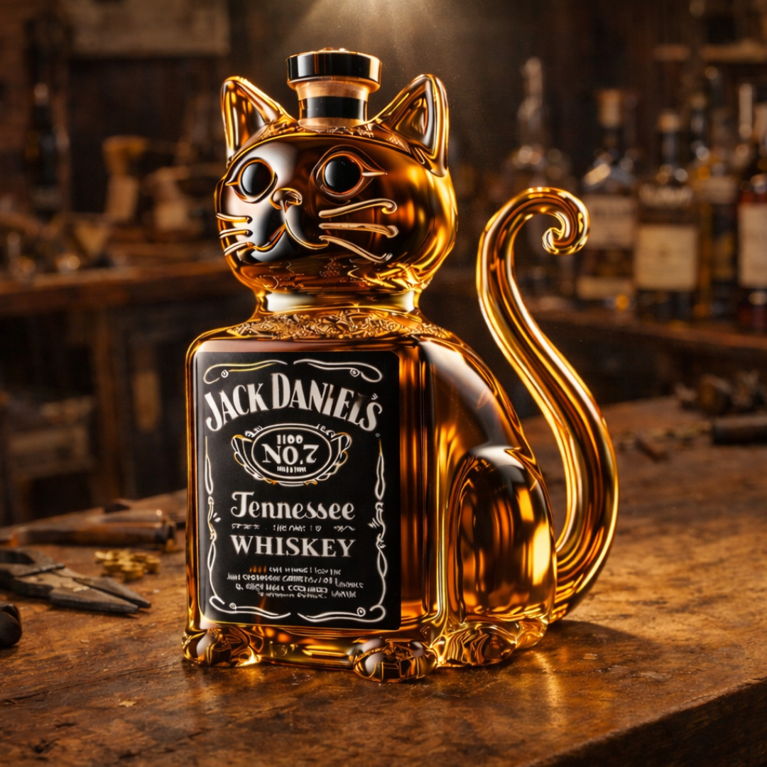 Carafe à whisky | Édition Chat