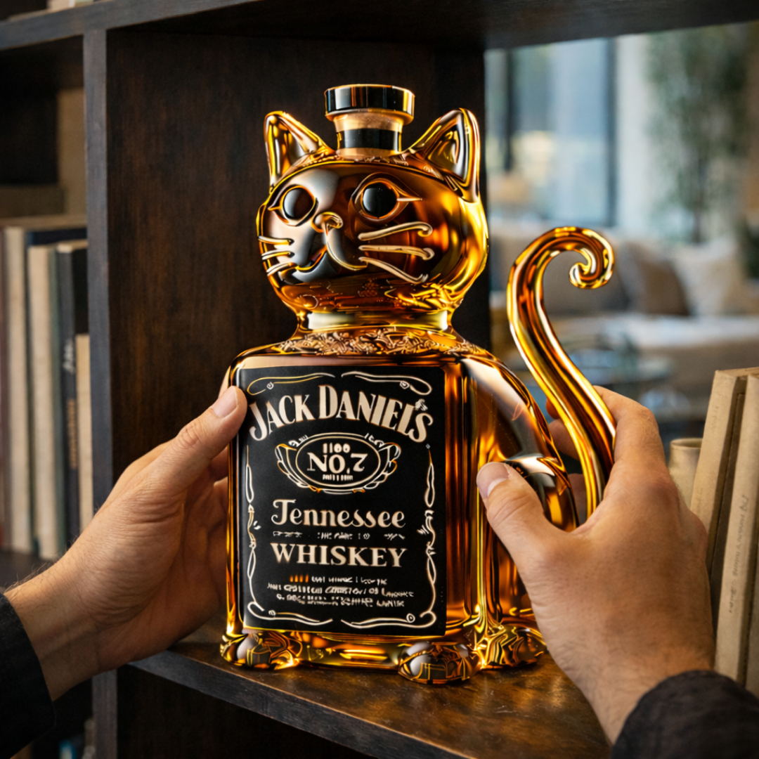 Carafe à whisky | Édition Chat