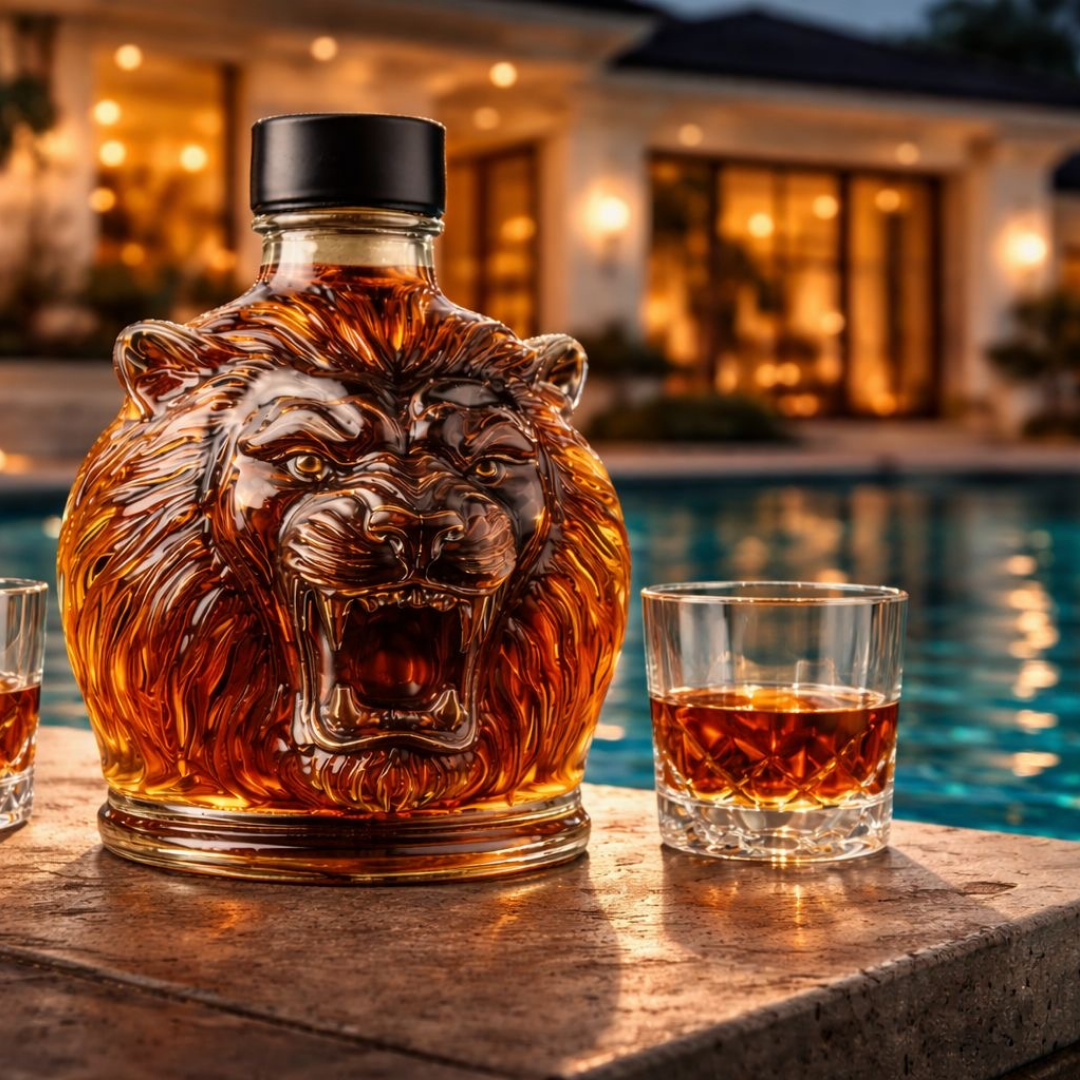 Carafe à whisky | Édition Lion