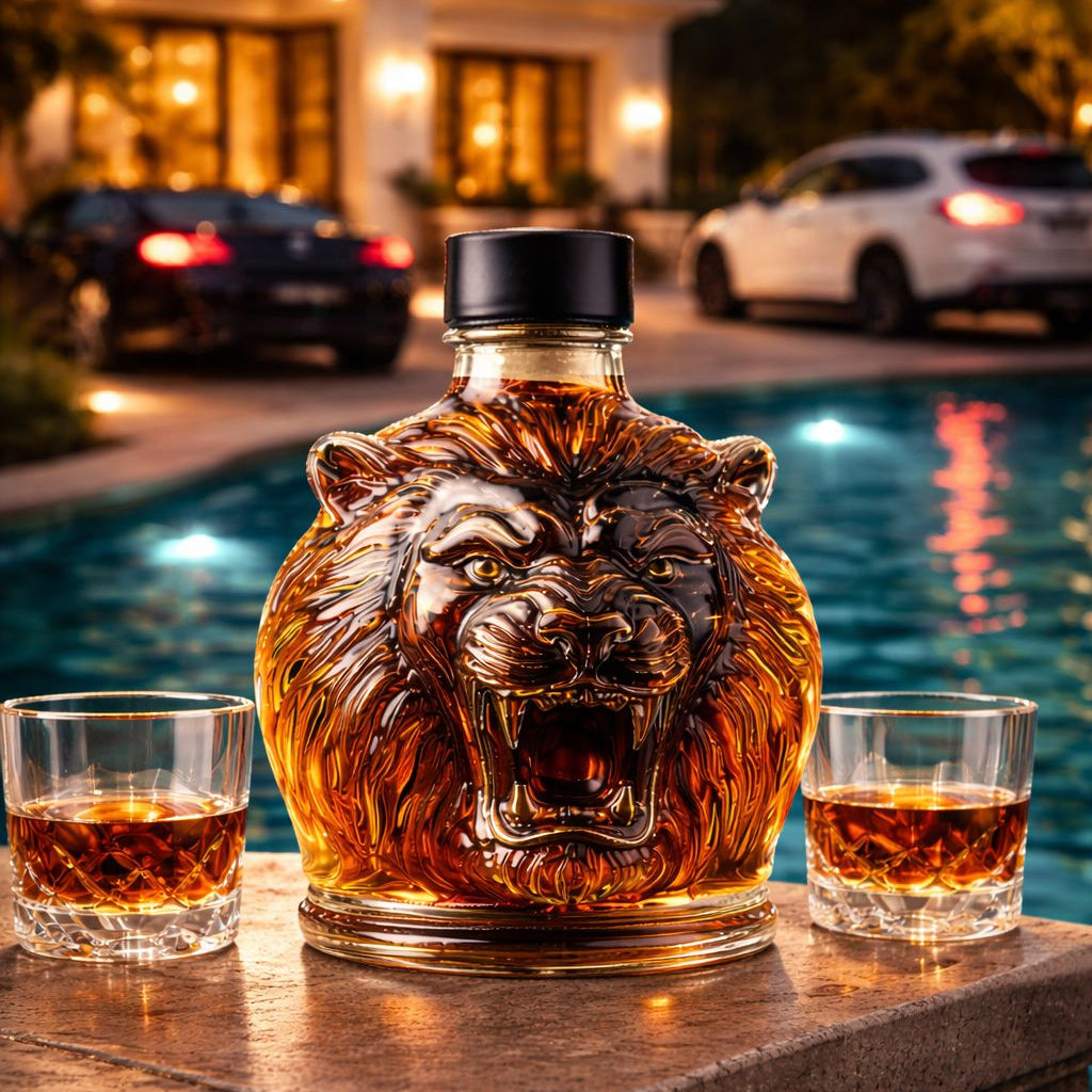 Carafe à whisky | Édition Lion