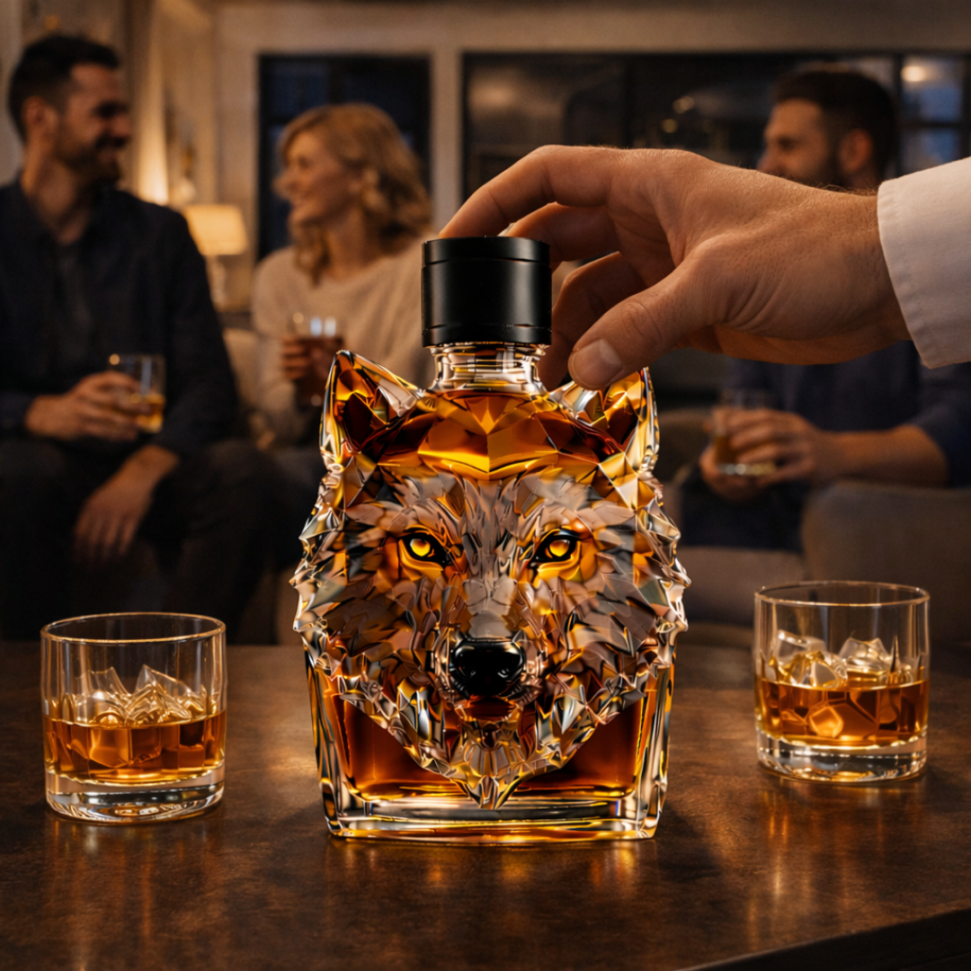 Carafe à whisky | Édition Loup