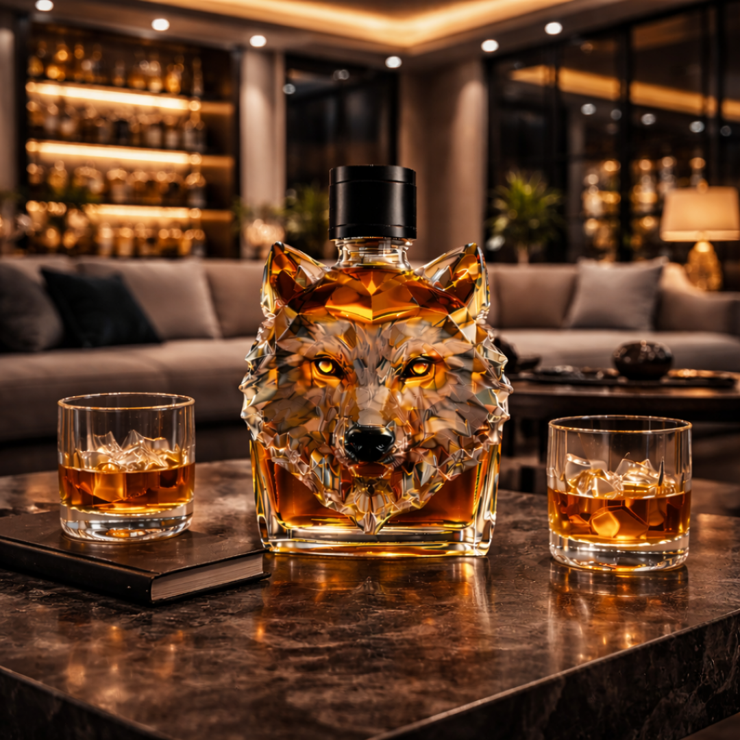 Carafe à whisky | Édition Loup