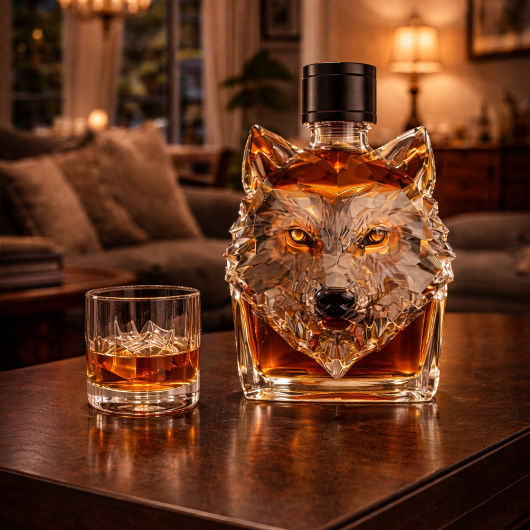 Carafe à whisky | Édition Loup