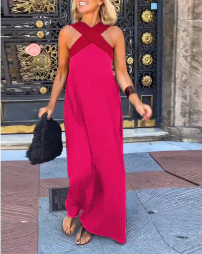 DAUPHIN | ROBE À DÉCOLLETÉ CROISÉ