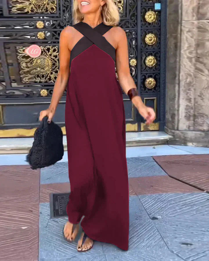 DAUPHIN | ROBE À DÉCOLLETÉ CROISÉ