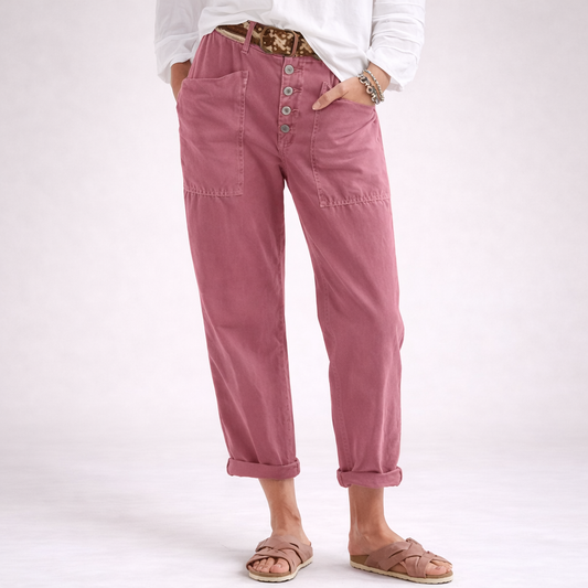 AURAVESSA – PANTALONES DE CORTE RELAJADO PARA LA COMODIDAD DIARIA