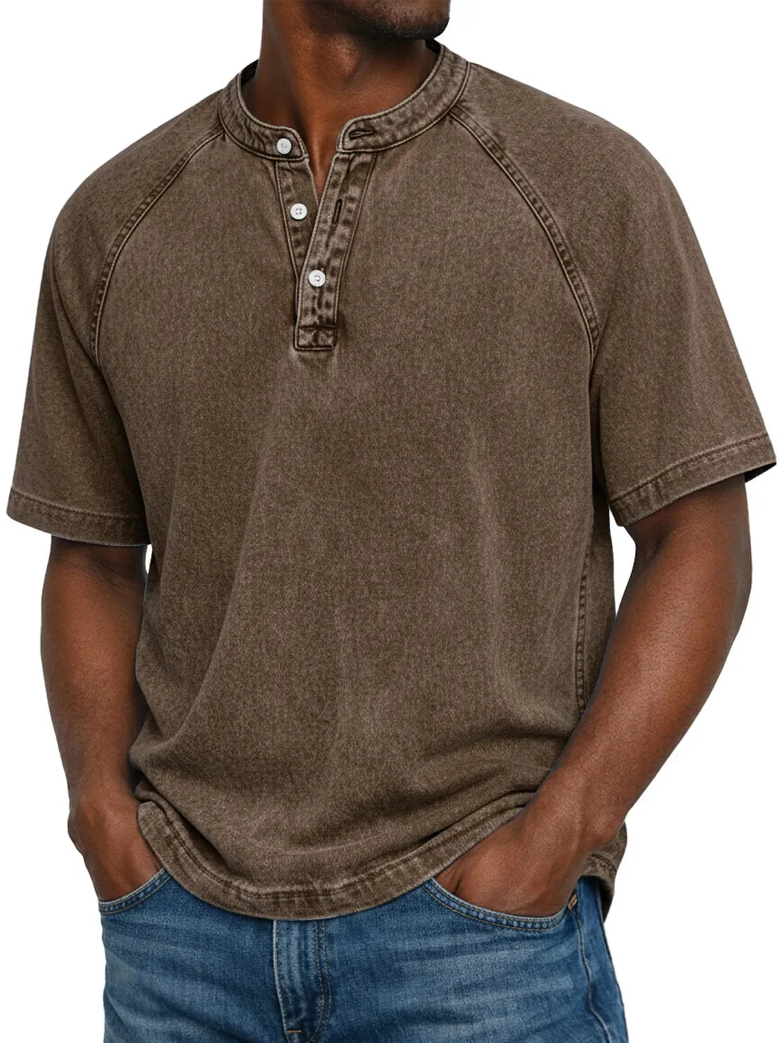 Leblanc | Chemise Vintage à Boutons Pour Homme