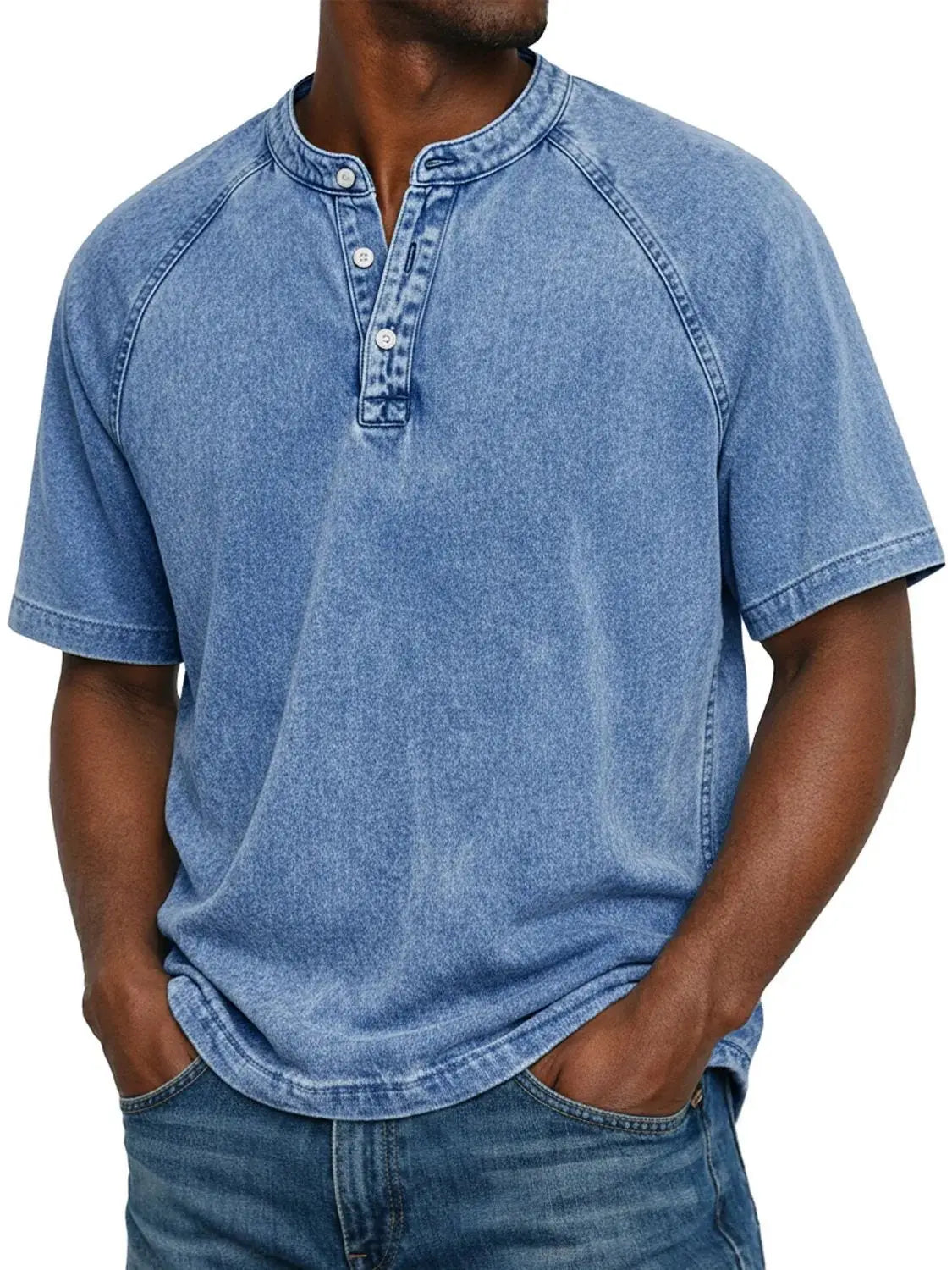 Leblanc | Chemise Vintage à Boutons Pour Homme