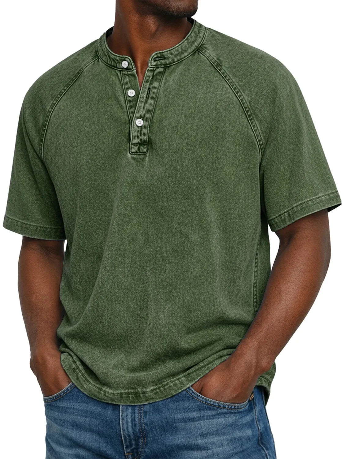 Leblanc | Chemise Vintage à Boutons Pour Homme