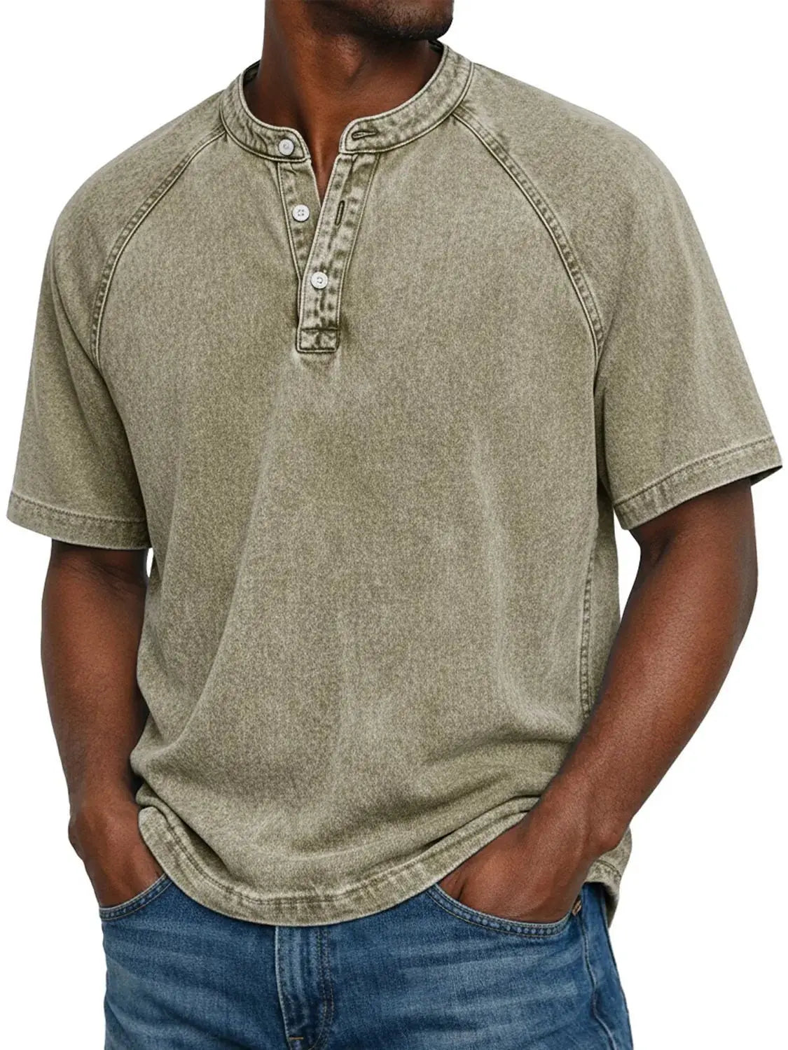 Leblanc | Chemise Vintage à Boutons Pour Homme