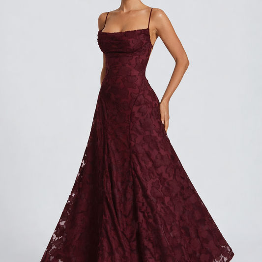 SOFIA | Elegante vestido largo de encaje