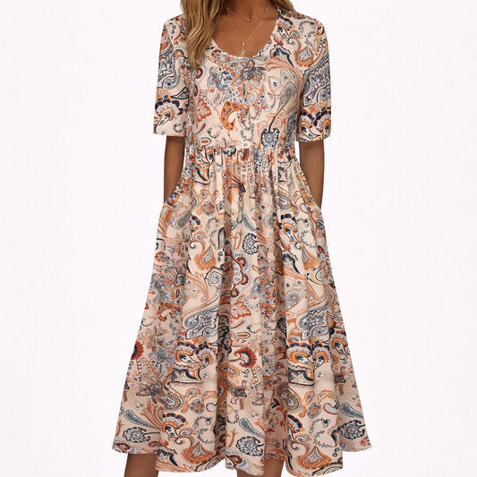 Vestido de estilo étnico vintage