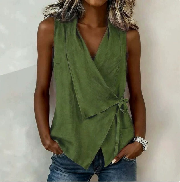 Loretta | Blouse Sans Manches