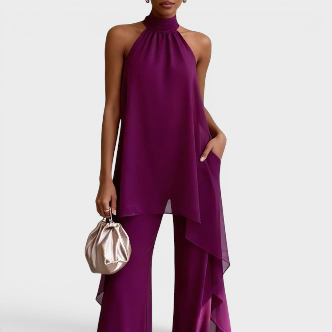 CLARA – Ensemble Élégant à col Halter