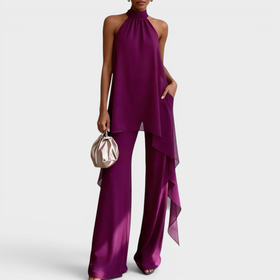 CLARA – Ensemble Élégant à col Halter