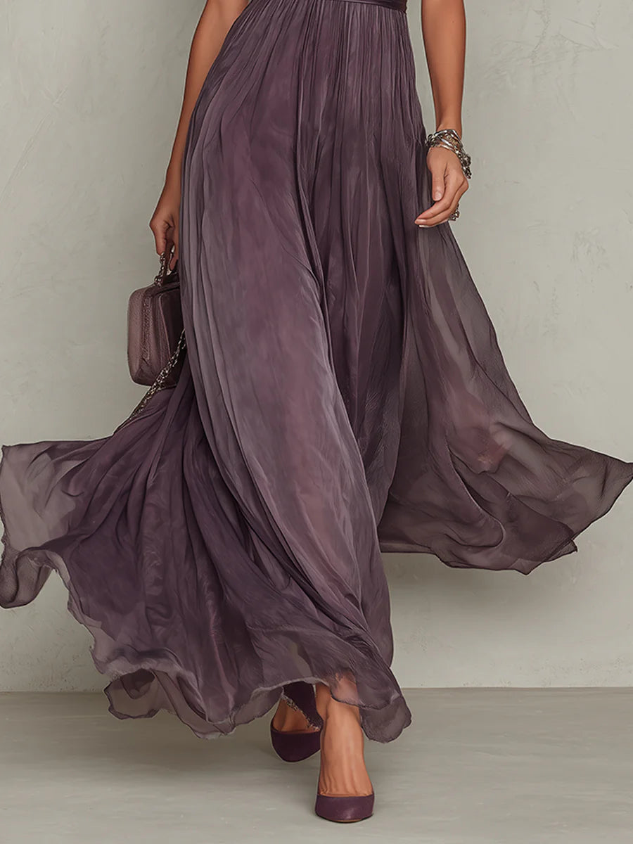 Estella | Robe Maxi Fluide et Élégante