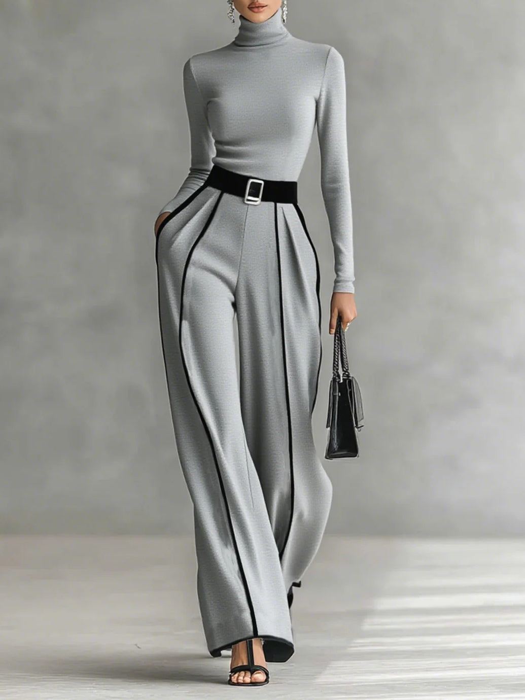Vera | Ensemble Élégant Aux Détails Contrastés