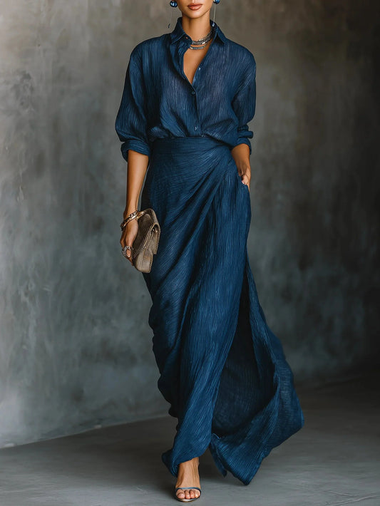 Sara | Elegantes Outfit mit langem Rock