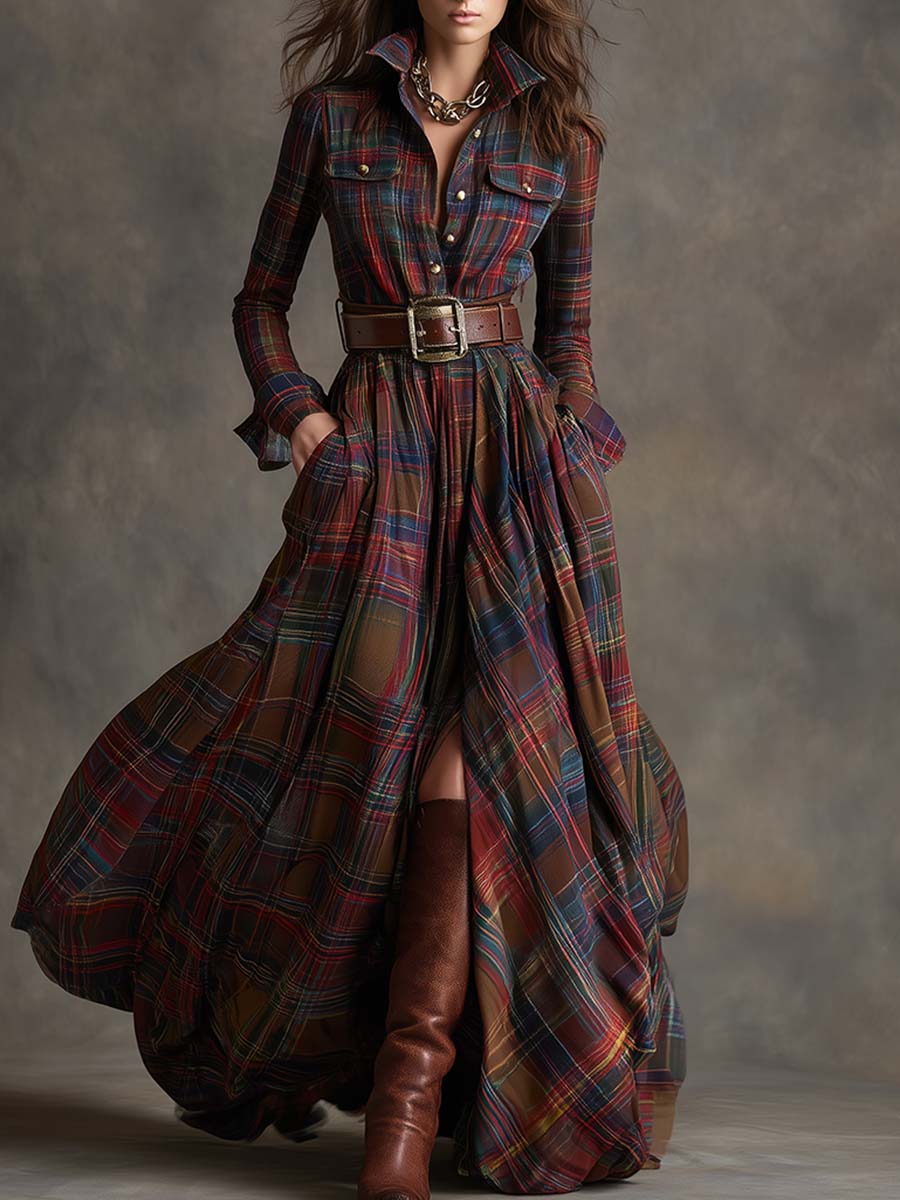 Scarlett | Robe Chemise avec Ceinture
