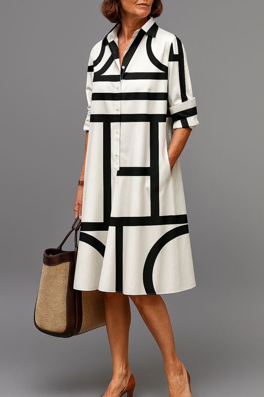 Ellie | Robe Midi Élégante et Stylée