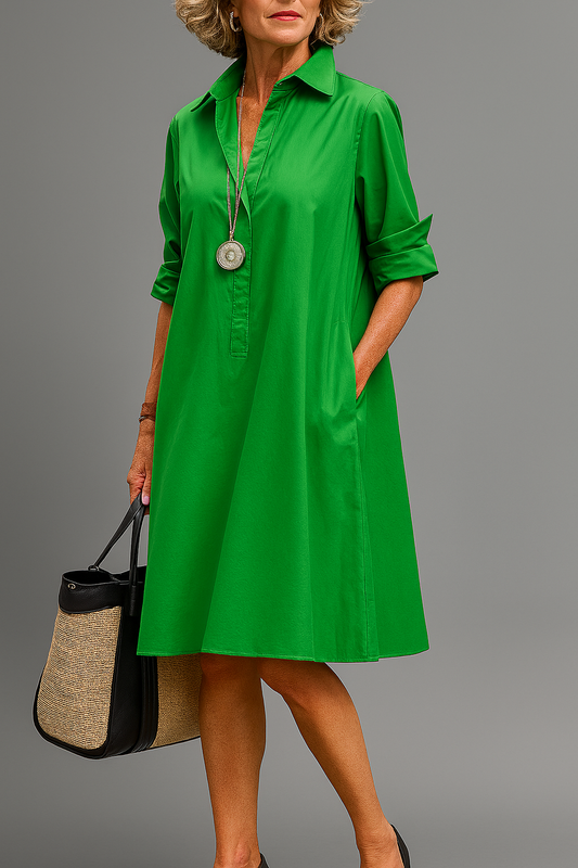 Riley | Robe Midi Élégante et Stylée