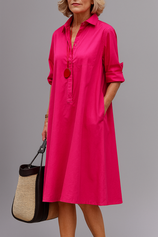 Chloé | Robe Midi Élégante et Stylée