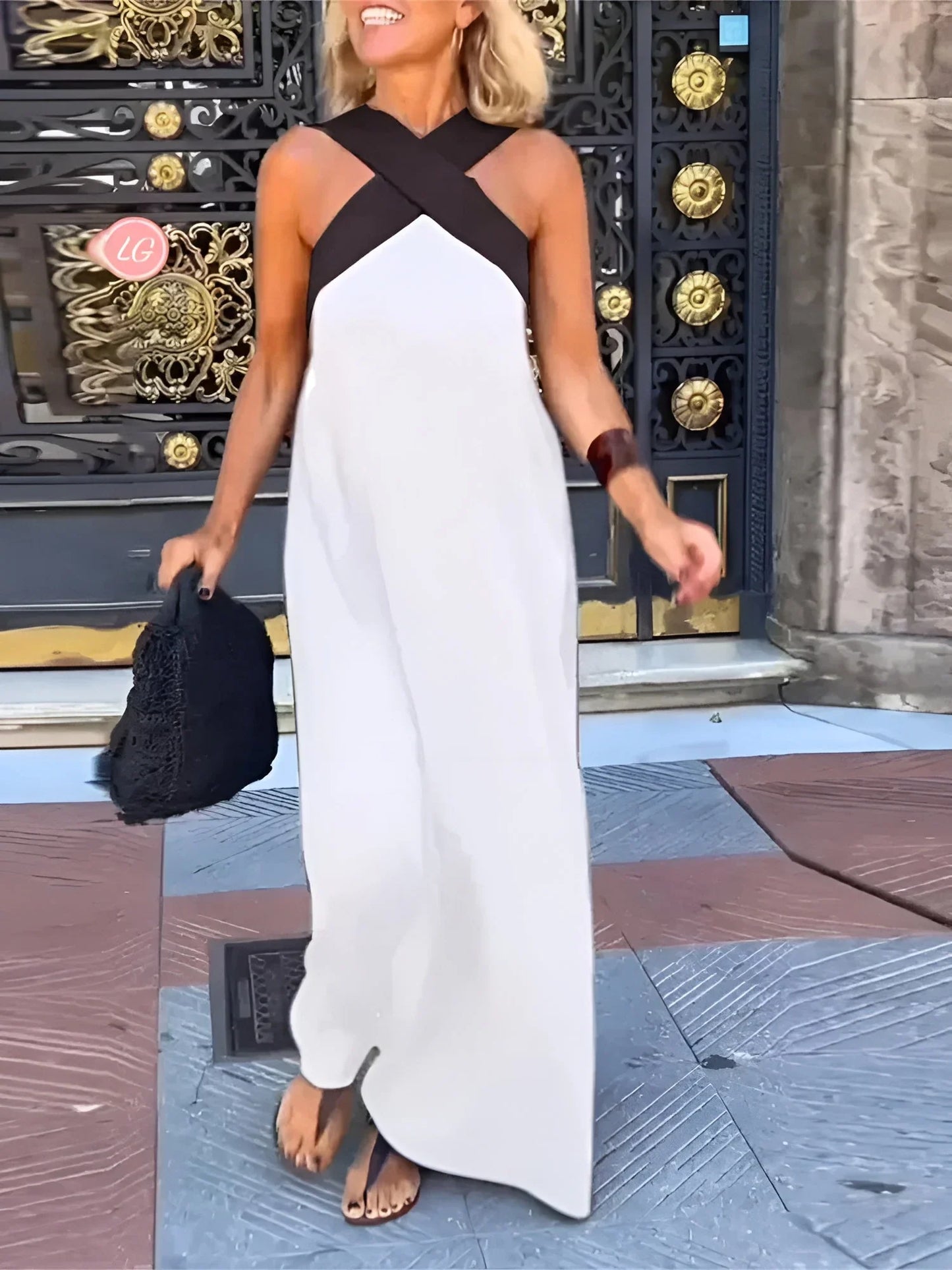 DAUPHIN | ROBE À DÉCOLLETÉ CROISÉ
