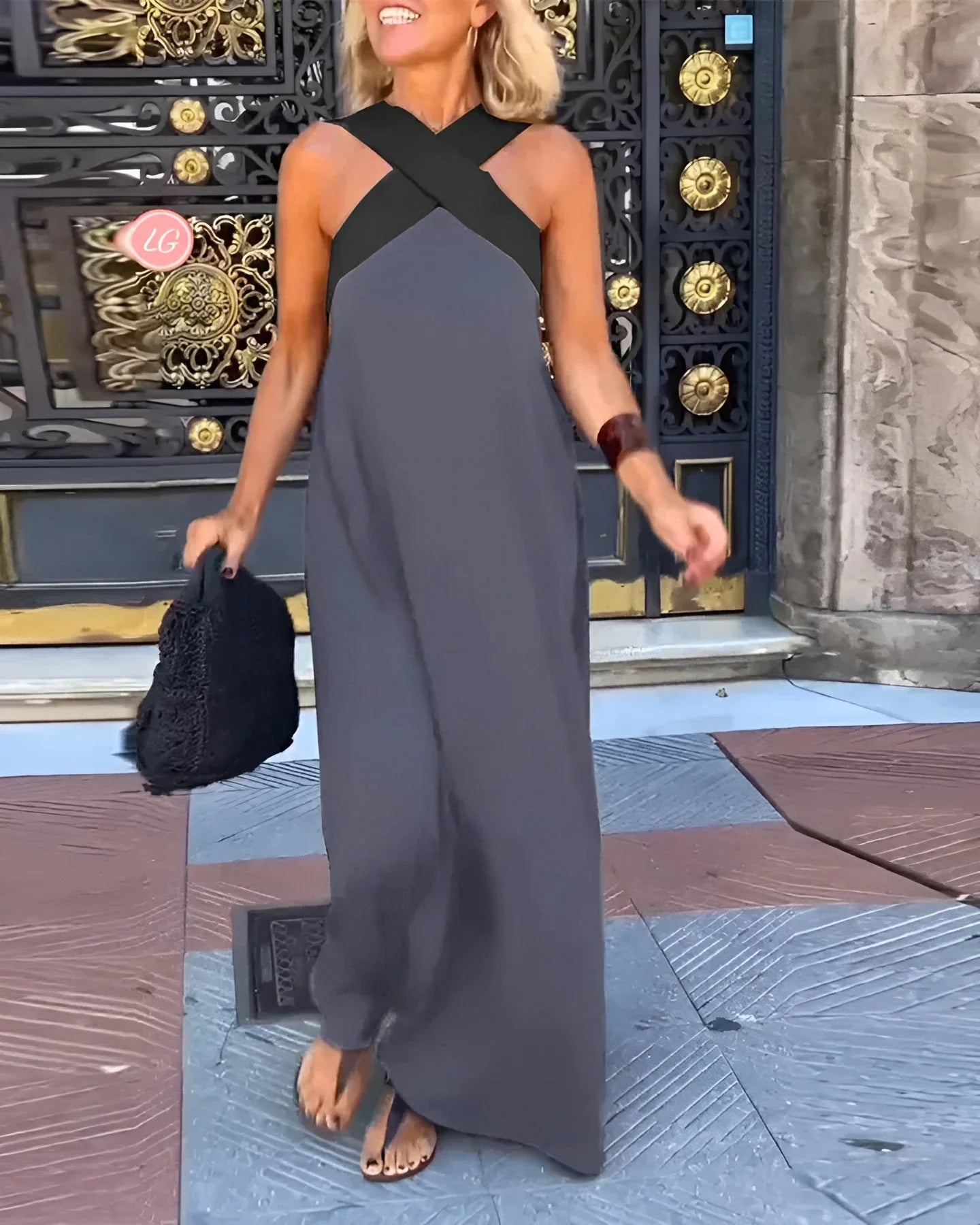 DAUPHIN | ROBE À DÉCOLLETÉ CROISÉ
